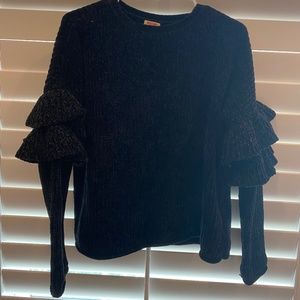 Mossimo Black Velvet Sweater